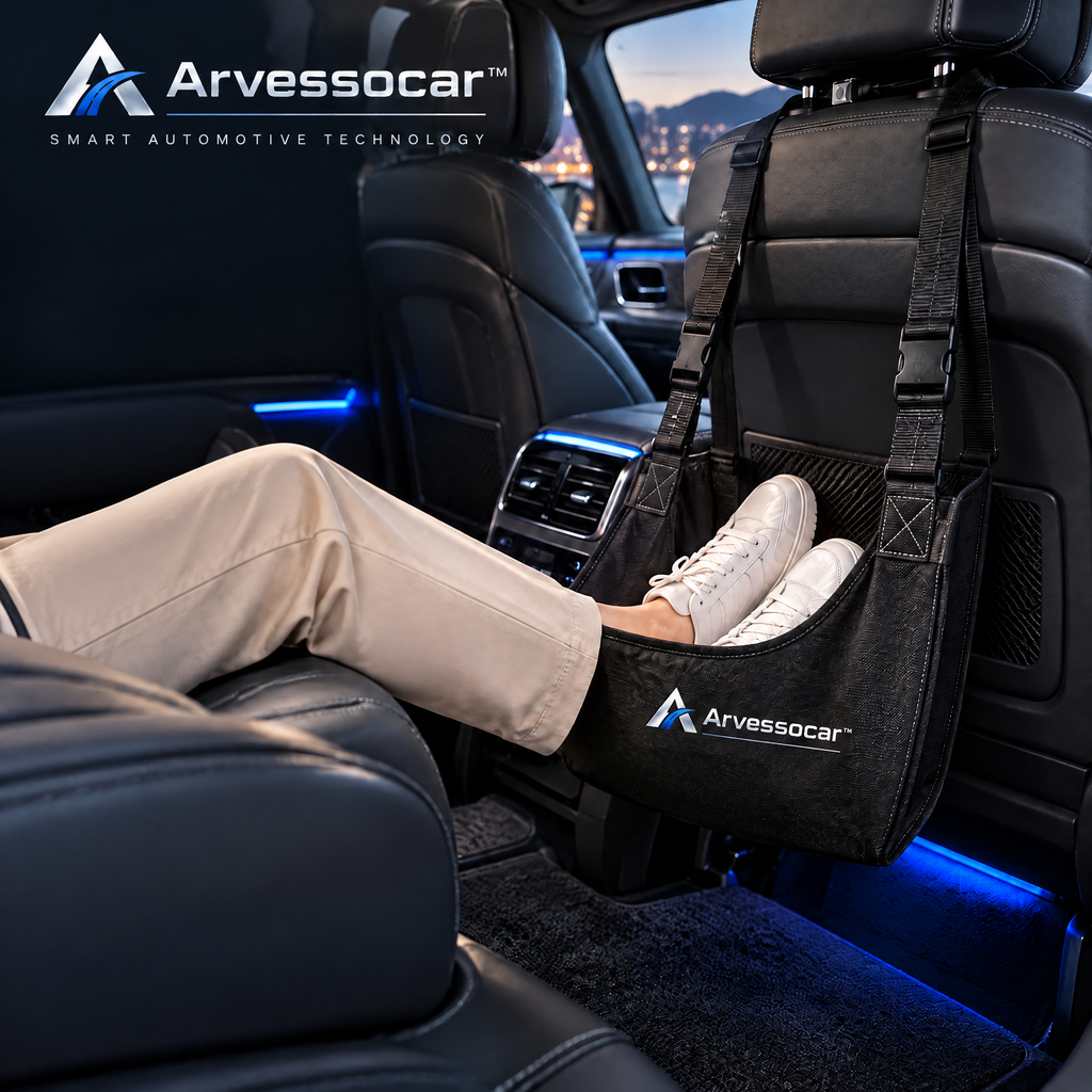 Arvessocar™ Portable Car Foot Rest Hammock