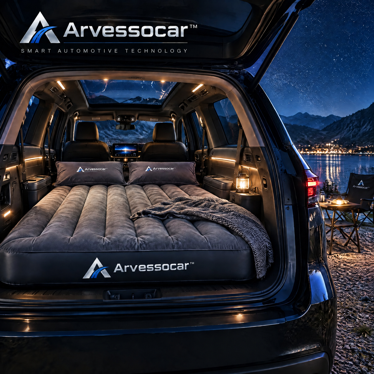 Arvessocar™ Inflatable Car Sleeping Mattress