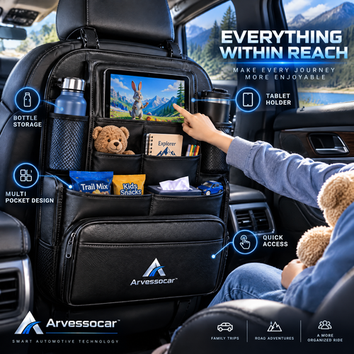 Arvessocar™ Car Seat Back Travel Organizer