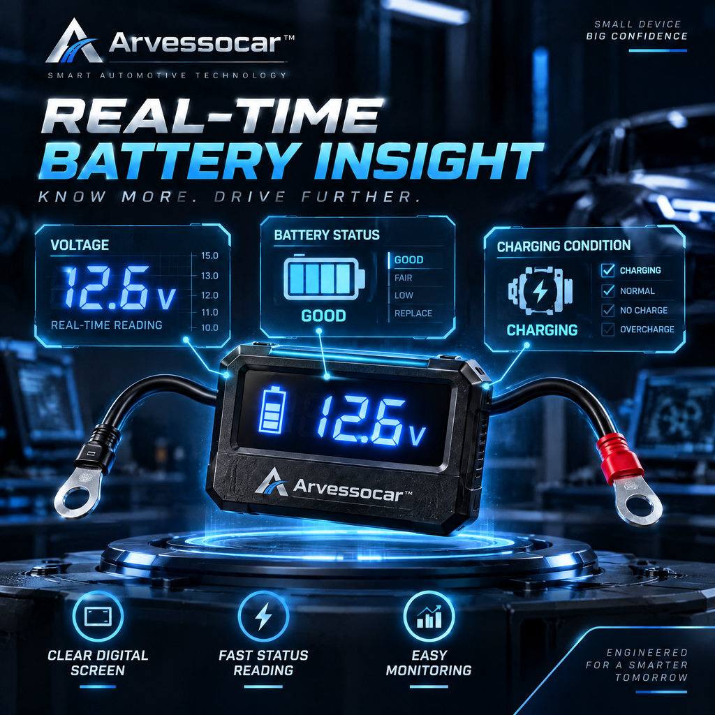 Arvessocar™ Digital Battery Health Monitor