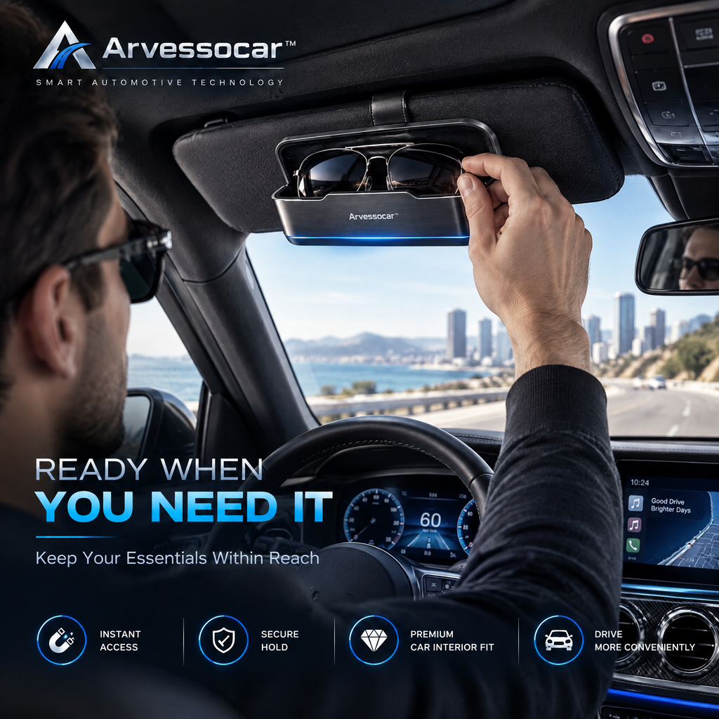 Arvessocar™ Magnetic Sunglasses Holder