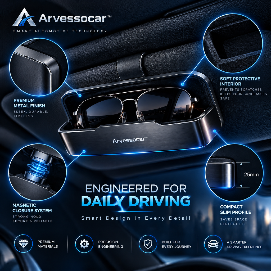 Arvessocar™ Magnetic Sunglasses Holder