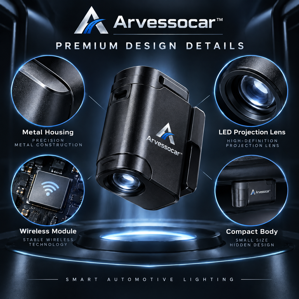 Arvessocar™ Wireless Car Door Projector Light
