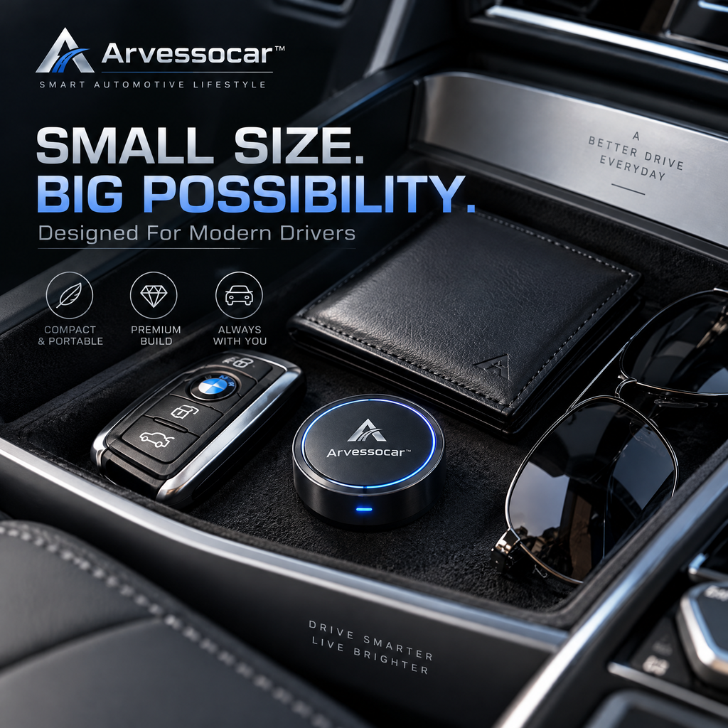 Arvessocar™ AI Voice Car Assistant Button
