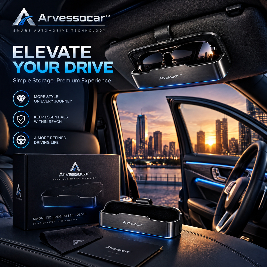 Arvessocar™ Magnetic Sunglasses Holder