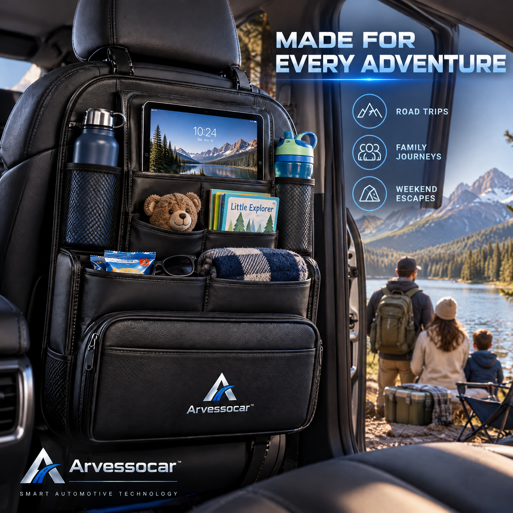Arvessocar™ Car Seat Back Travel Organizer