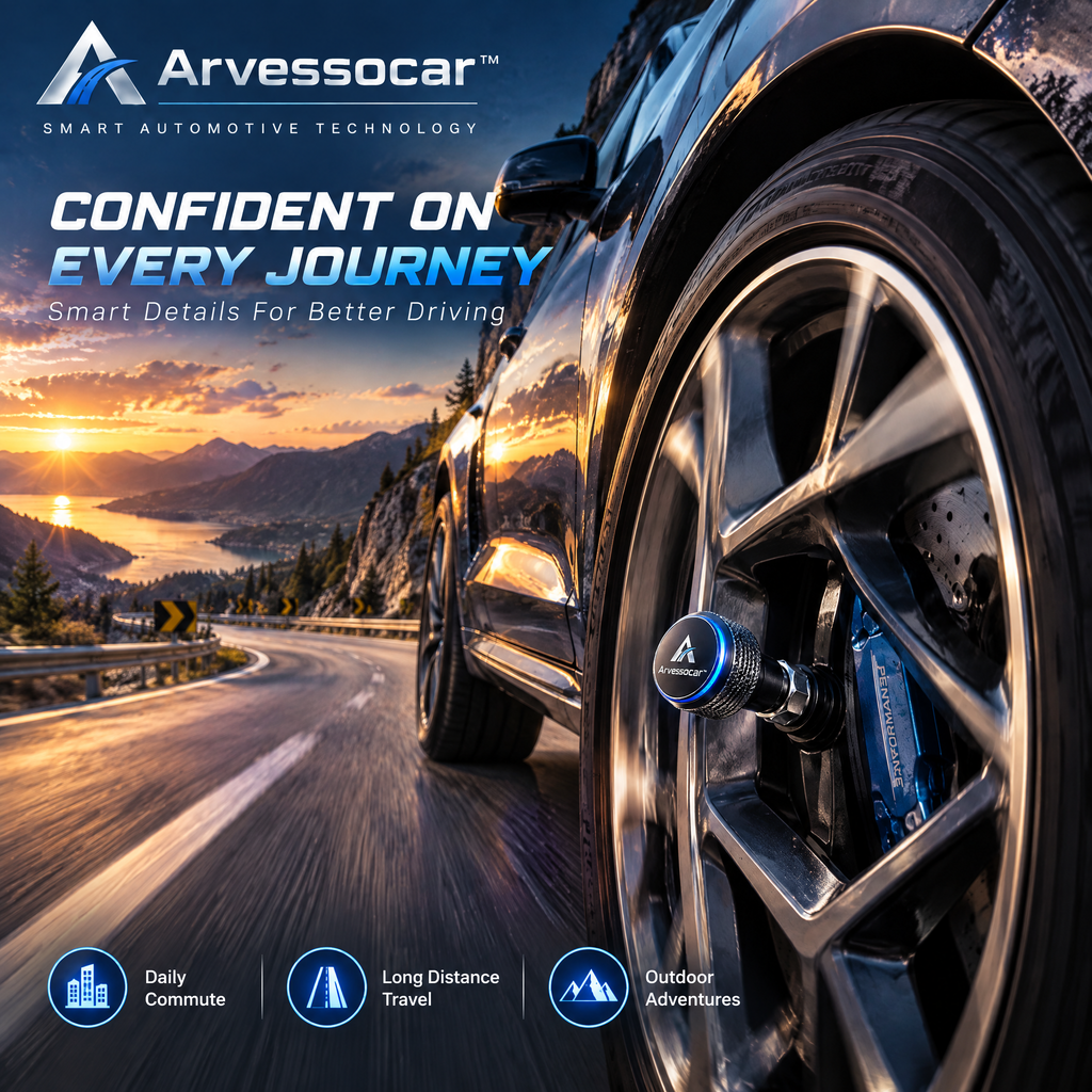 Arvessocar™ Smart Tire Pressure Sensor Cap